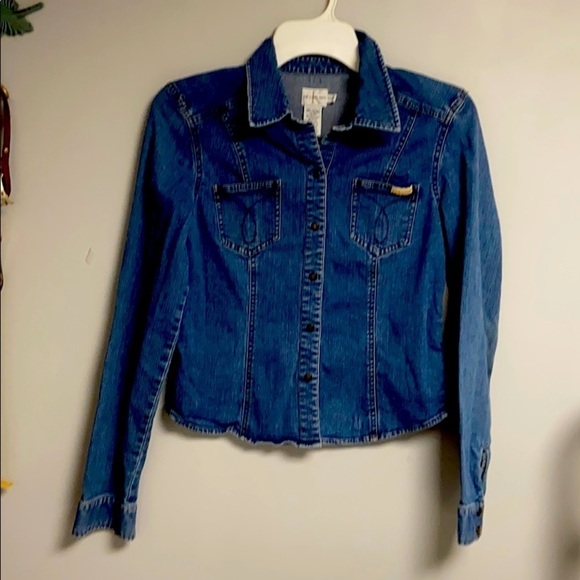 Calvin Klein Jeans Jackets & Blazers - Calvin Klein (CK) Denim Shirt Women's'  S/P Snap